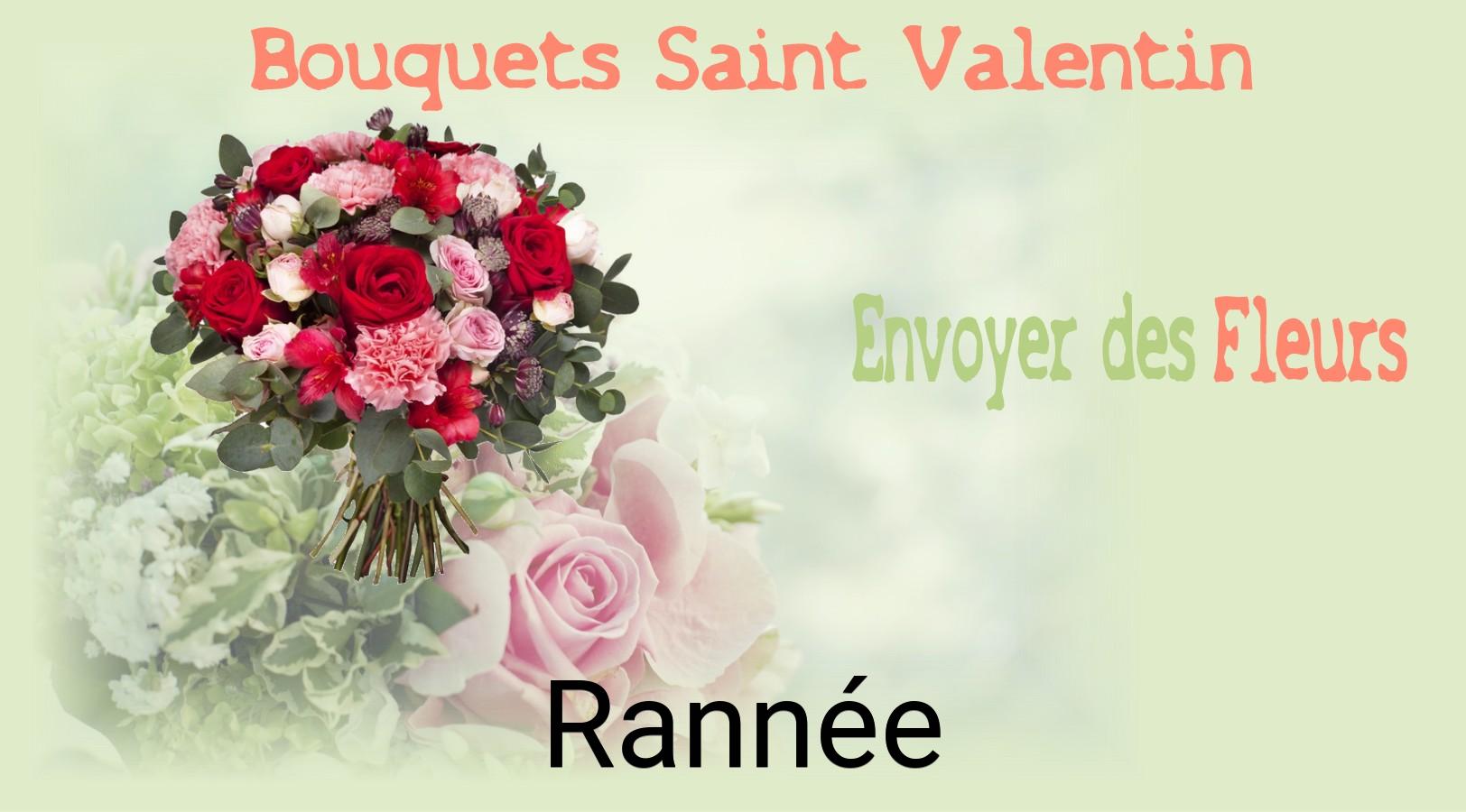 Roses de Saint-Valentin livrées à Rannée
